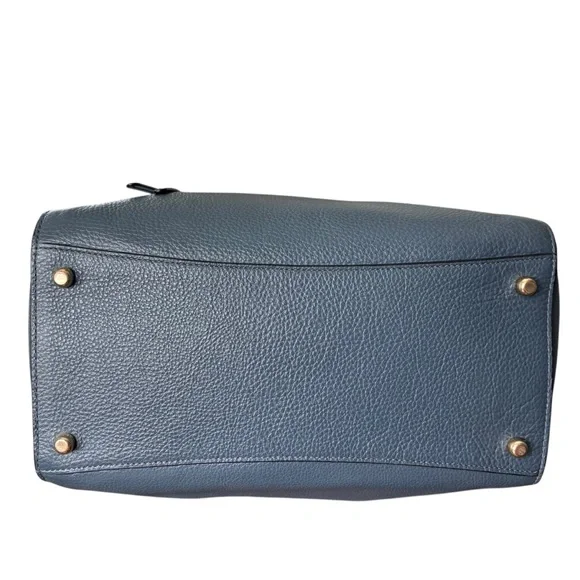 Coach Kleo Denim Leather Carryall Bag - Picture 15 of 15